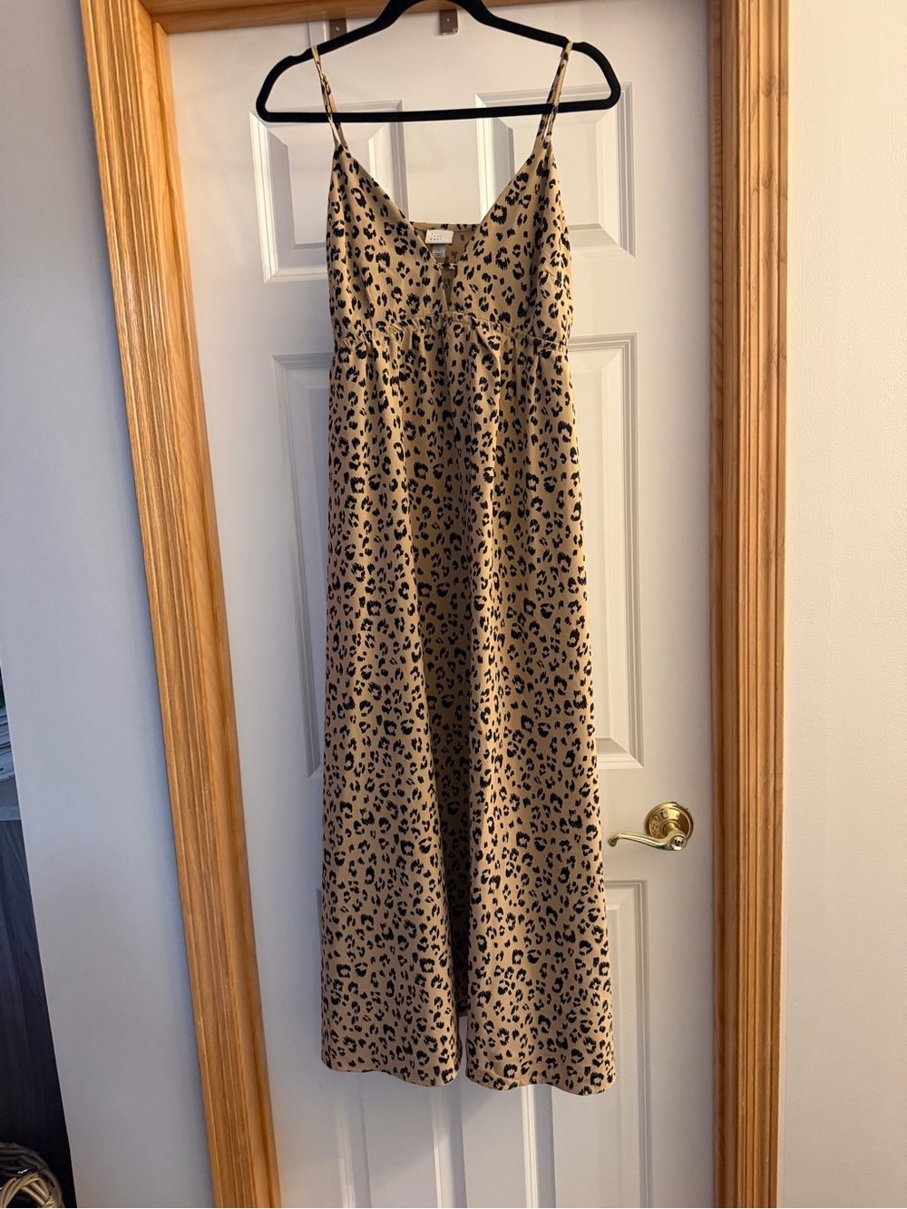 NWT Leopard Print Dress - Tan/Black